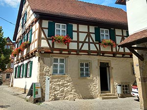 Schillers Geburtshaus in Marbach